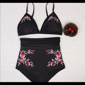 High waisted swimsuit